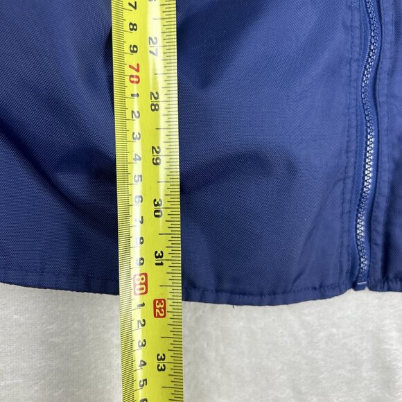 Vintage Adidas Men’s Coat Quilted Navy Blue Size Large 90s Embroidered Logo - Picture 8 of 12